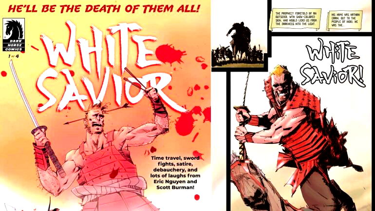 New comic titled ‘White Savior’ parodies ‘The Last Samurai,’ Hollywood tropes