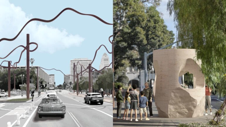Look: 6 designs compete to become Los Angeles’ memorial to Chinese massacre of 1871