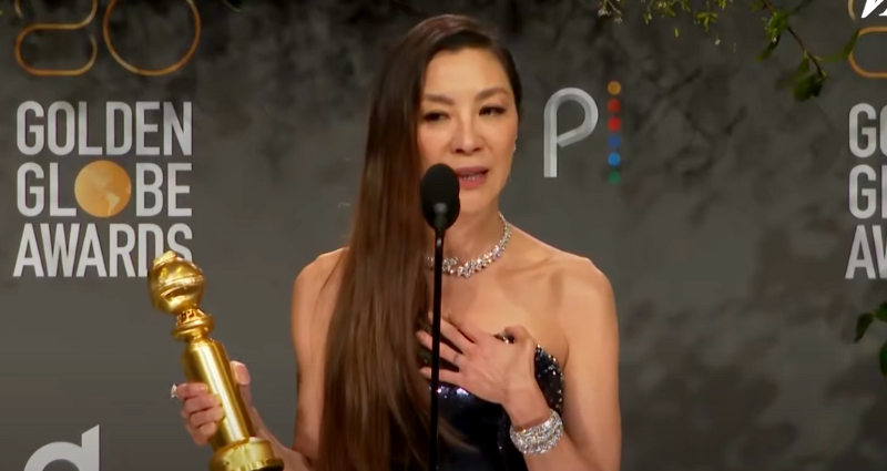 ‘I can beat you up’: Michelle Yeoh tells Golden Globes to ‘shut up’ for interrupting her speech