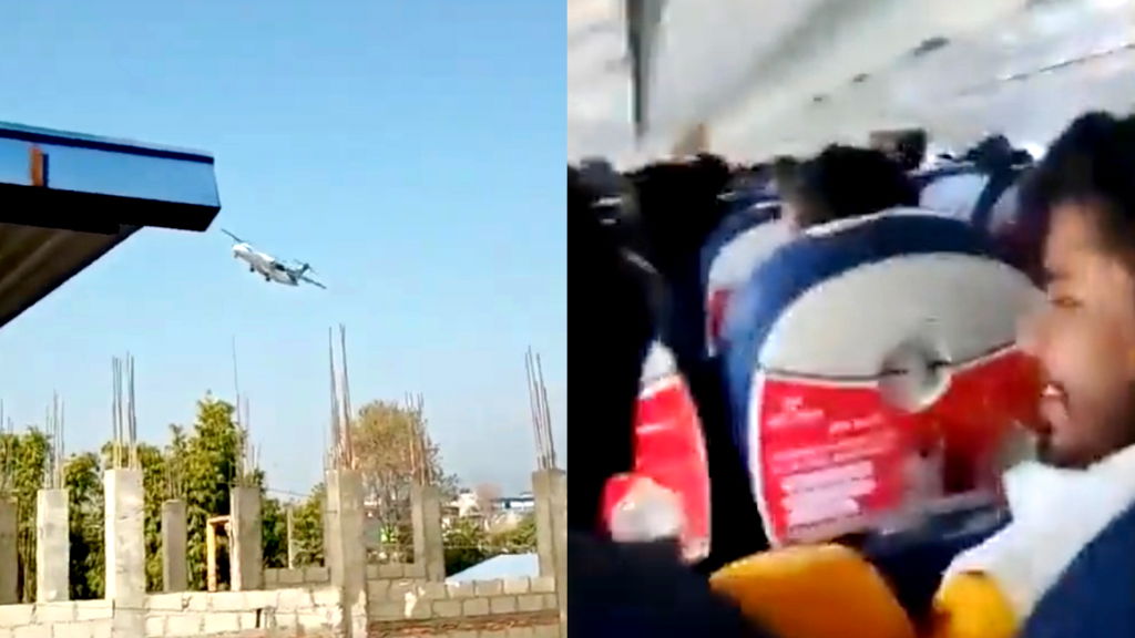 Chilling Facebook Live video shows final moments inside Nepal plane before deadly crash