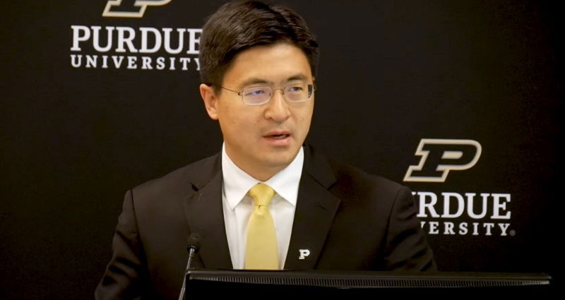 Purdue University's First Asian American President Takes Office Amid ...