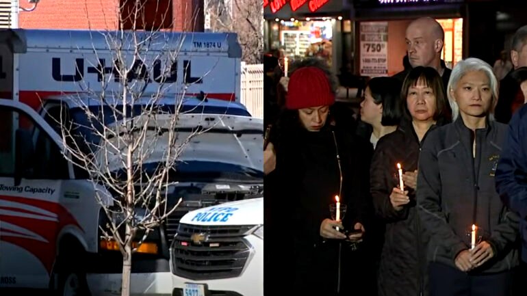 Vigil held for Brooklyn U-Haul truck rampage victim, with 1 now out of coma