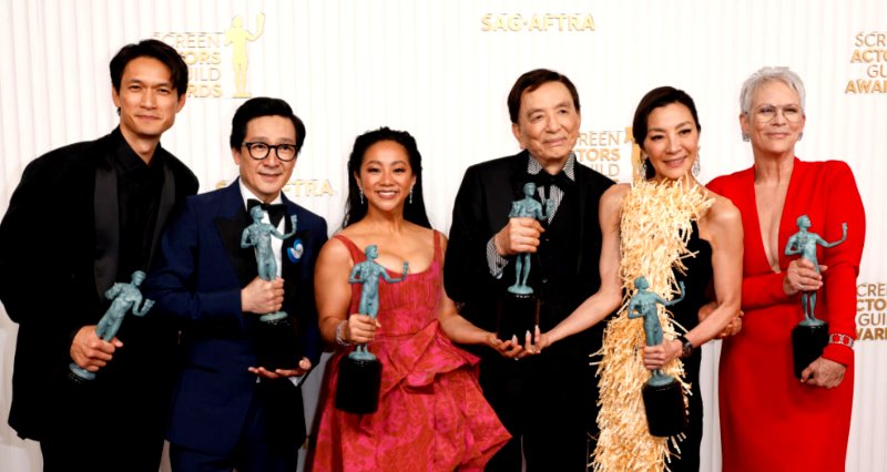 ‘Everything Everywhere All at Once’ makes history with most wins at SAG Awards