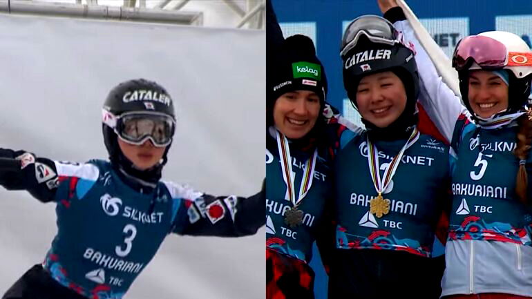 Japanese teen Tsubaki Miki wins historic gold at FIS Alpine World Ski Championships