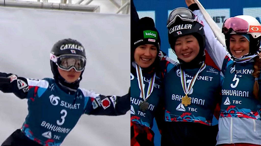 Japanese teen Tsubaki Miki wins historic gold at FIS Alpine World Ski Championships