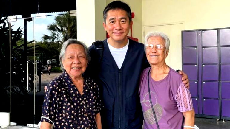 Grandmas have wholesome encounter with Tony Leung at Singapore’s Gardens by the Bay