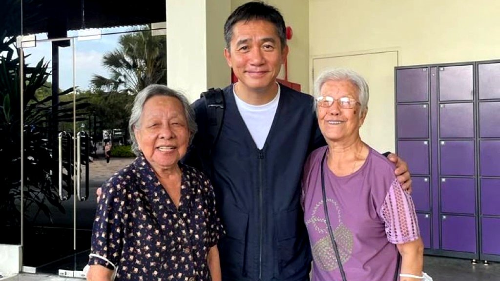 Grandmas have wholesome encounter with Tony Leung at Singapore’s Gardens by the Bay