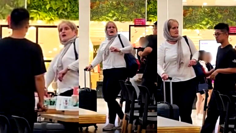 ‘This is my country’: Woman filmed yelling racist insults at Sydney cafe worker