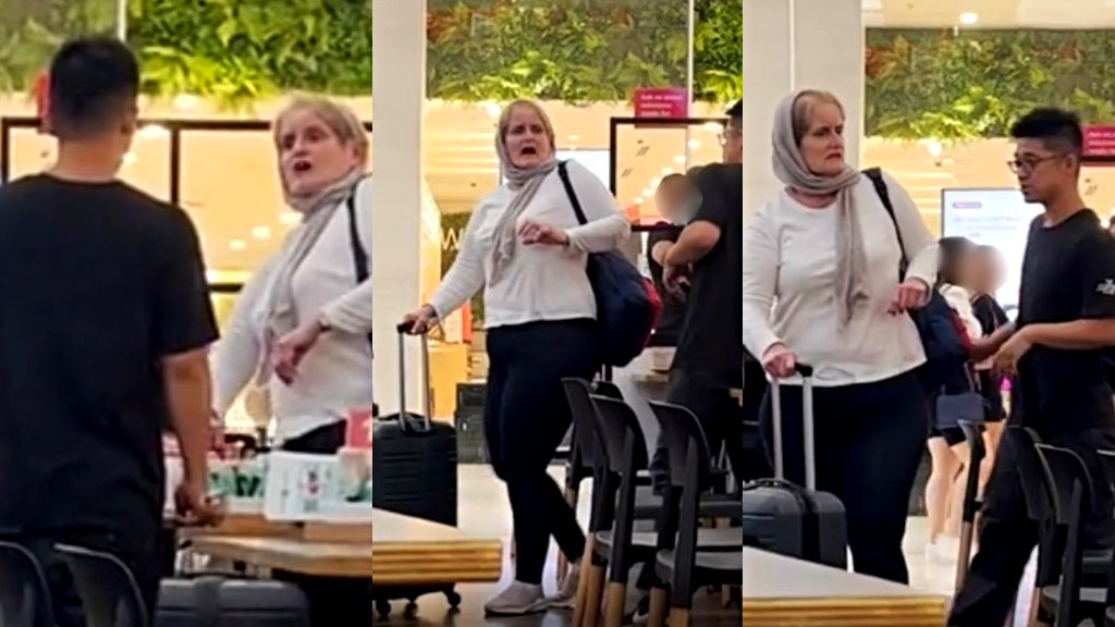 ‘This is my country’: Woman filmed yelling racist insults at Sydney cafe worker