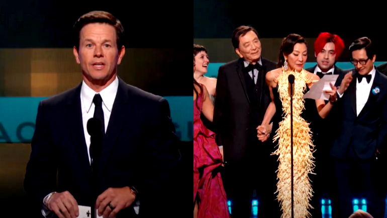 Mark Wahlberg under fire for presenting SAG award to ‘Everything Everywhere’ cast