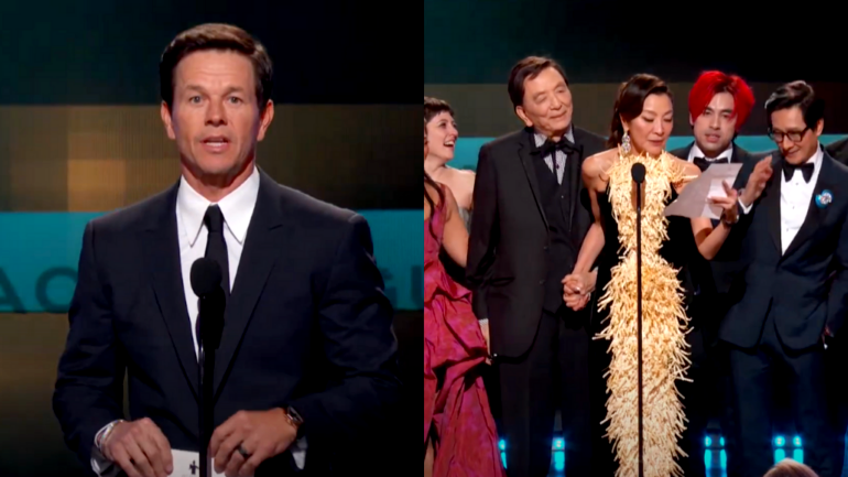 Mark Wahlberg under fire for presenting SAG award to ‘Everything Everywhere’ cast