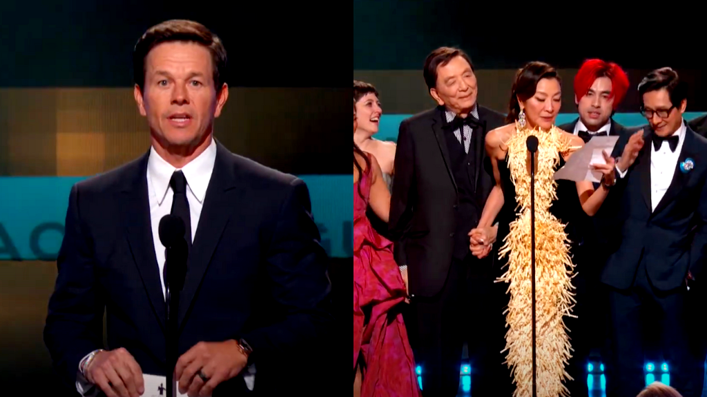 Mark Wahlberg under fire for presenting SAG award to ‘Everything Everywhere’ cast