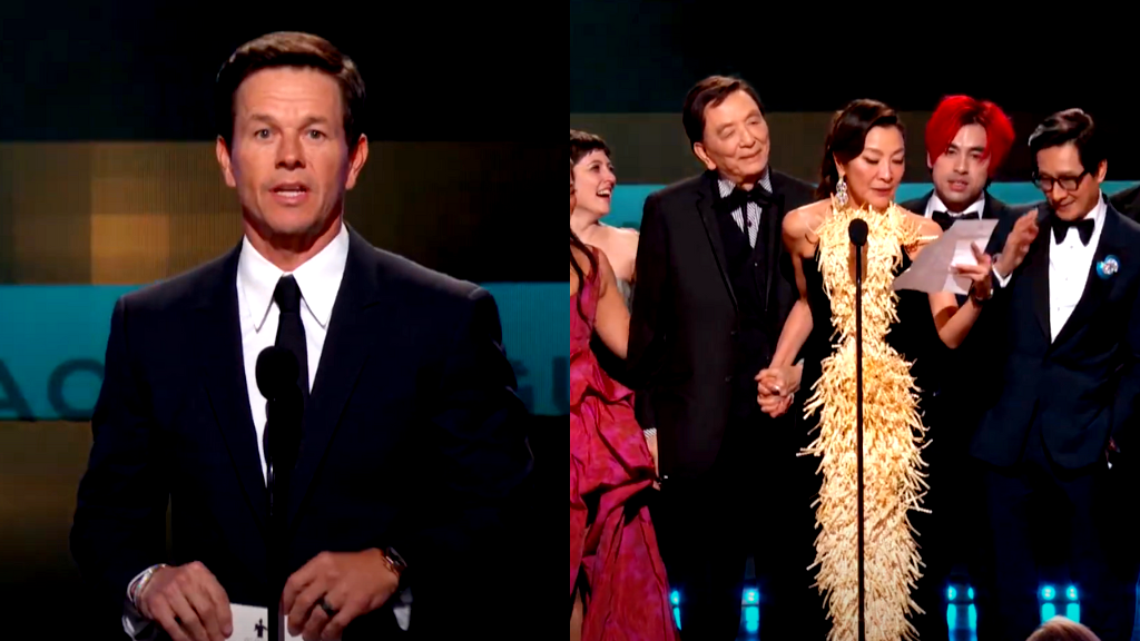 Mark Wahlberg under fire for presenting SAG award to ‘Everything Everywhere’ cast