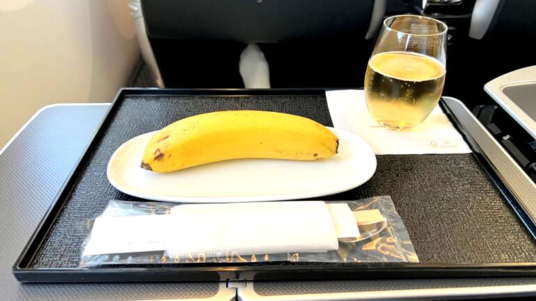 Japan Airlines passenger laments inflight vegan meal consisting of single banana