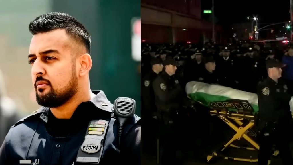 Fellow officers, Muslim community mourn death of Pakistani-origin NYPD officer killed in shooting