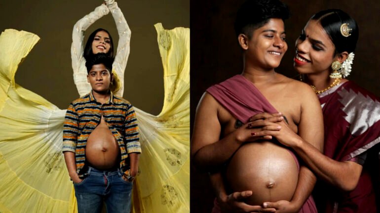 Indian transgender couple go viral for pregnancy photoshoot