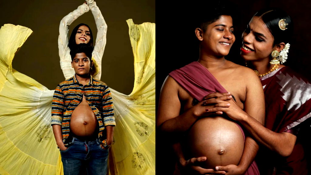 Indian transgender couple go viral for pregnancy photoshoot