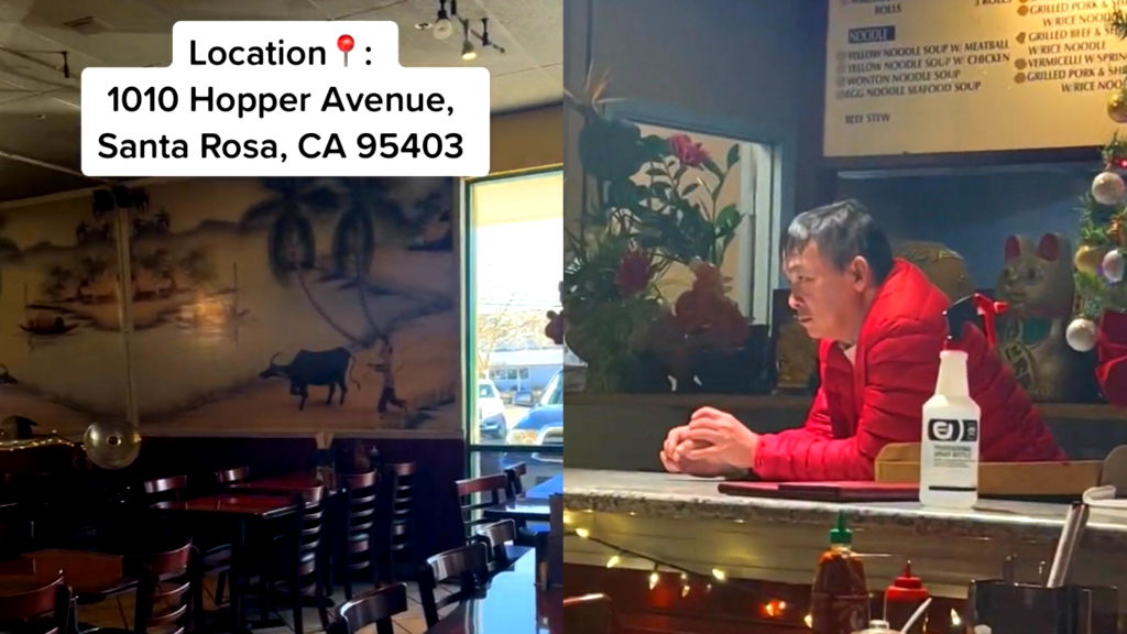A daughter’s video of her father waiting in their empty restaurant has TikTok users flocking to support the business