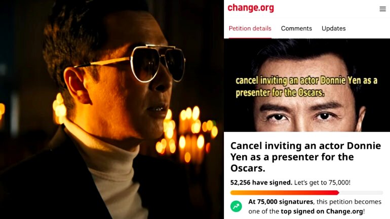 Over 50,000 petition to bar Donnie Yen as Oscar presenter over his support for CCP