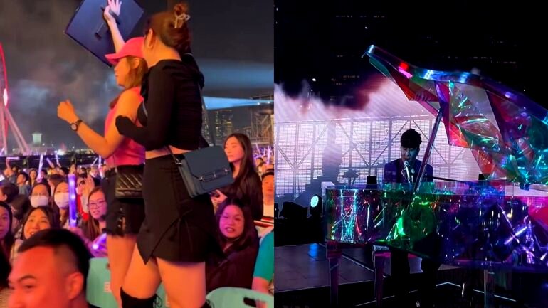Fan assaulted by 2 women at JJ Lin’s Hong Kong concert after telling them to get down from table