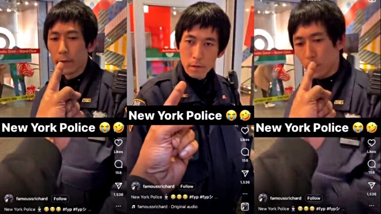 ‘Bruce Lee, shorty’: NYC Asian cop harassed with racist tropes in viral video