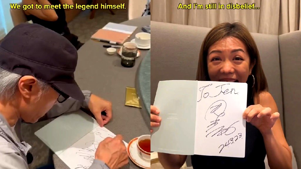 Influencer overjoyed after followers help her fulfill her dream of meeting Stephen Chow