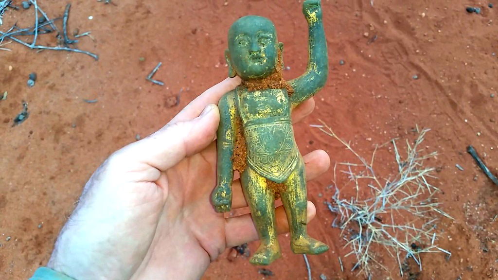 Ming Dynasty infant Buddha statue unearthed in Australia has starting bid of $100,000