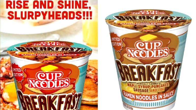 Cup Noodles’ newest flavor tastes like pancakes, sausage and egg