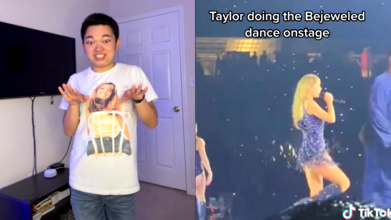 Taylor Swift surprises Filipino fan by doing his viral dance during concert