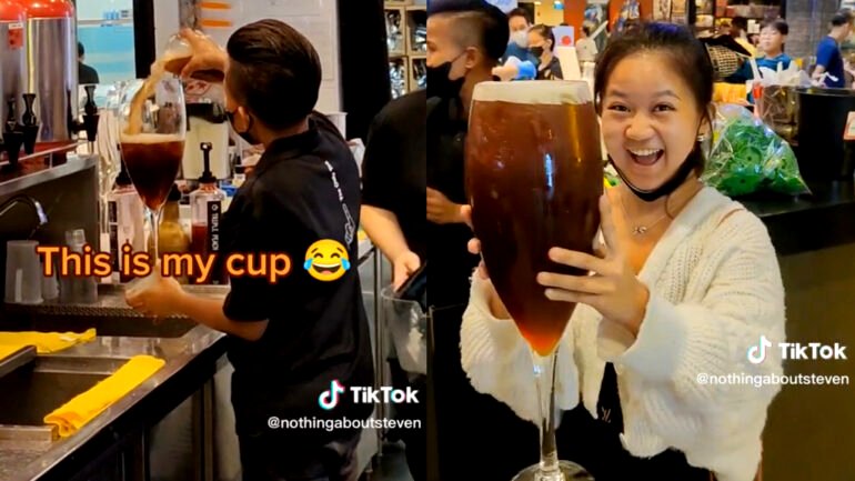 TikTok user outsmarts $1 bubble tea chain promo