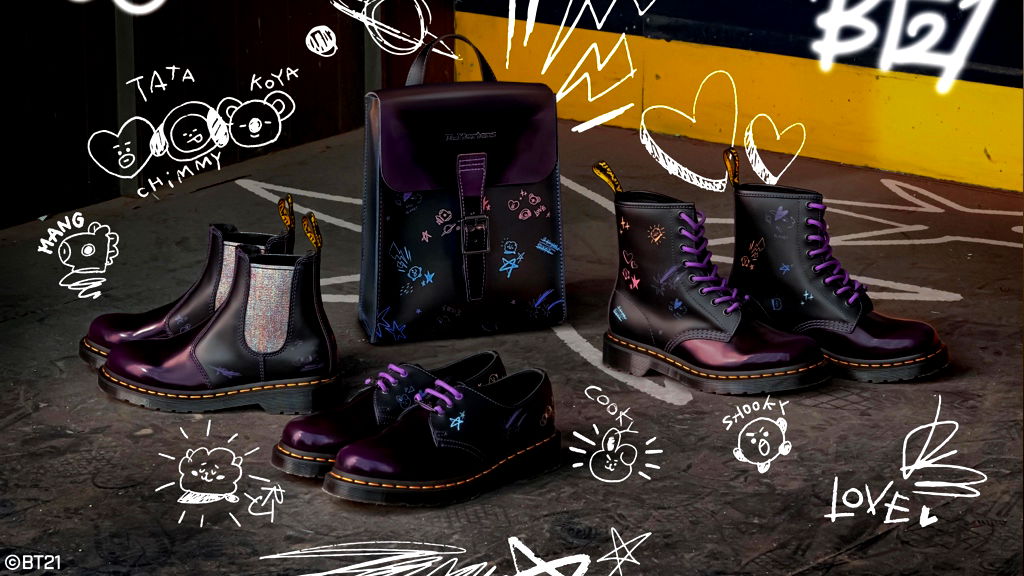 BTS and Dr. Martens team up for new collection of accessories