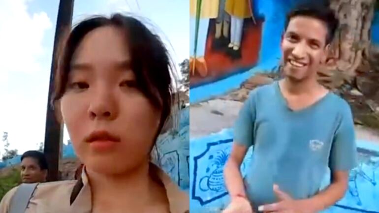 Man in India arrested after video of him flashing Korean vlogger goes viral