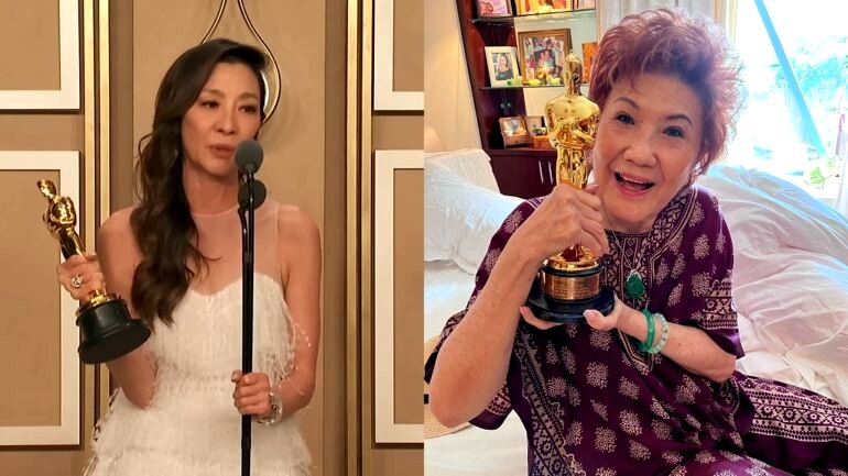 Michelle Yeoh fulfills her promise to bring Oscar trophy home to her mother in Malaysia