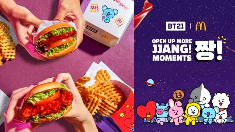 McDonald’s Singapore releases kimchi-spiced burger with BT21 packaging
