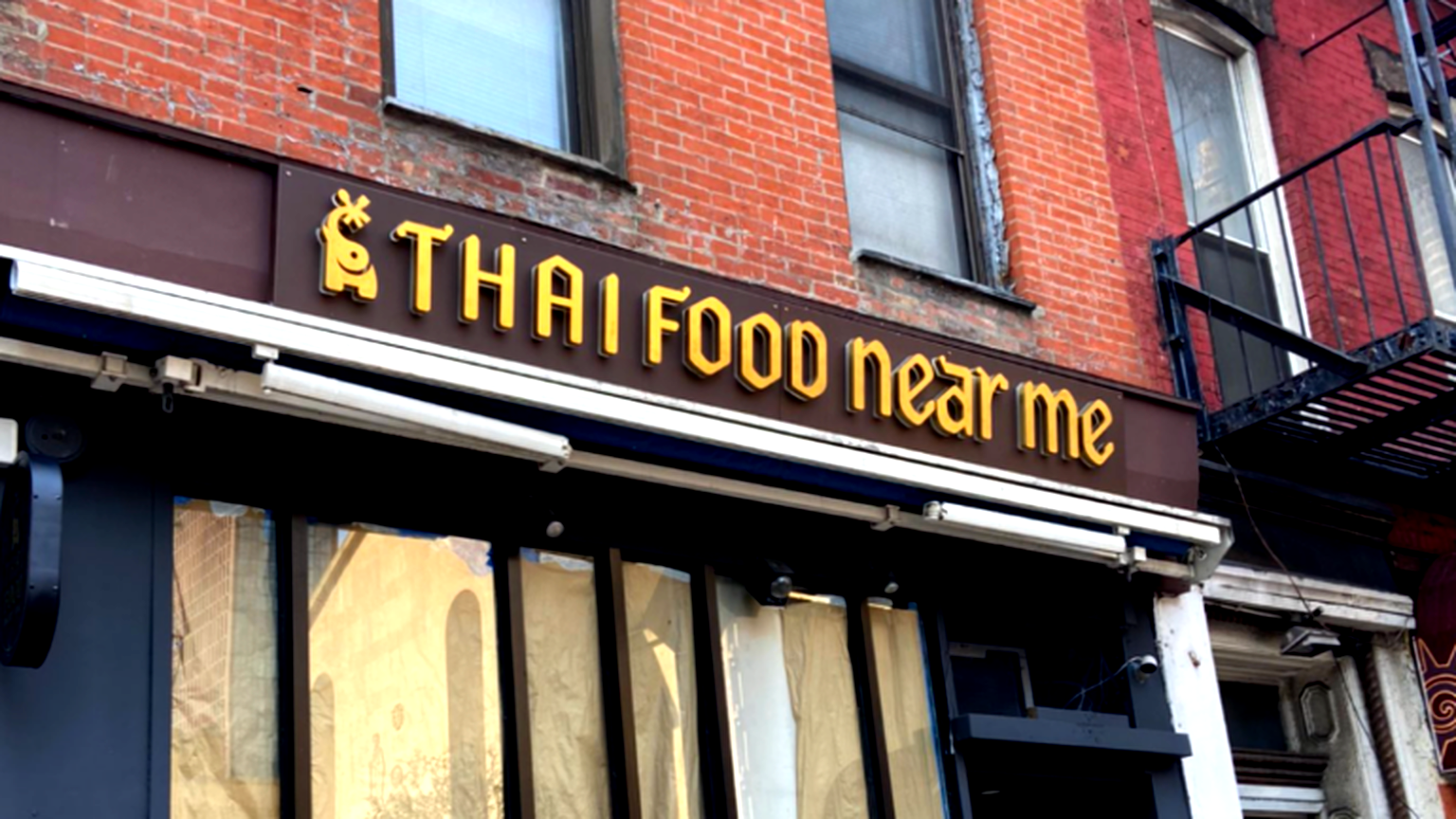 NYC restaurant named ‘Thai Food Near Me’ goes viral