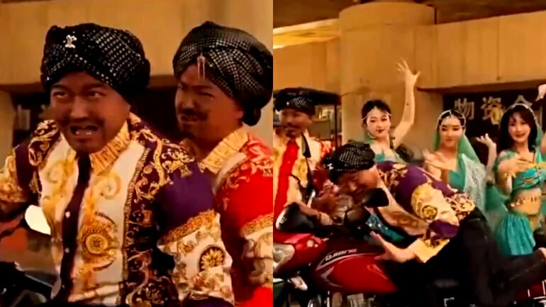 Chinese ministry sparks outrage over Bollywood-inspired brownface video