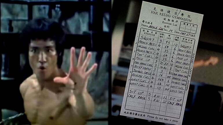 Here’s what Bruce Lee’s training routine looked like