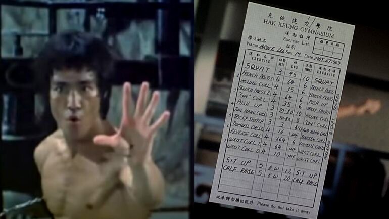Here’s what Bruce Lee’s training routine looked like