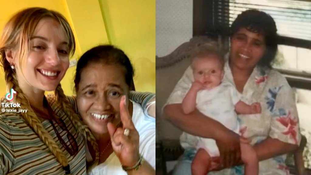 Model faces backlash for video of Filipino nanny returning home after 30 years of working for her family