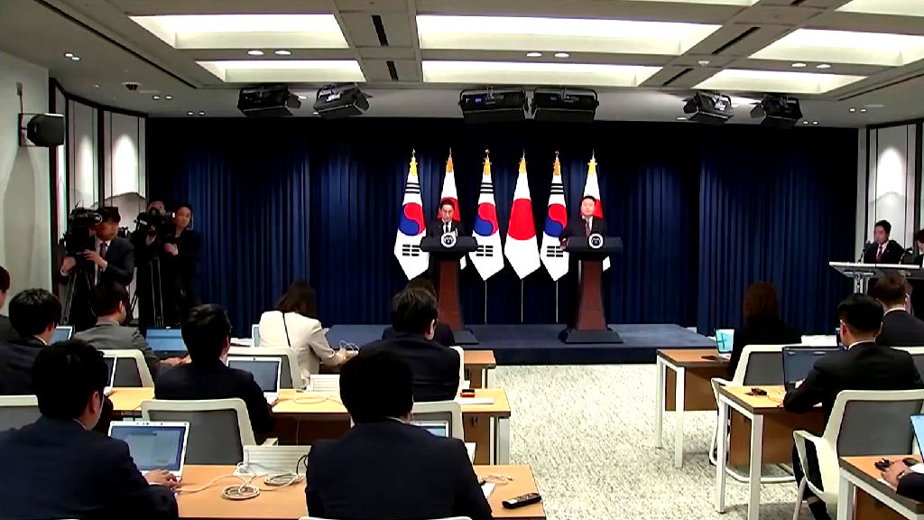 Japan PM in S. Korea: My ‘heart hurts’ over suffering caused by occupation