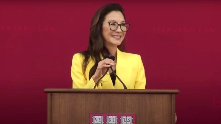 ‘How to survive the fall in 3 easy steps’: Michelle Yeoh delivers speech at Harvard Law School