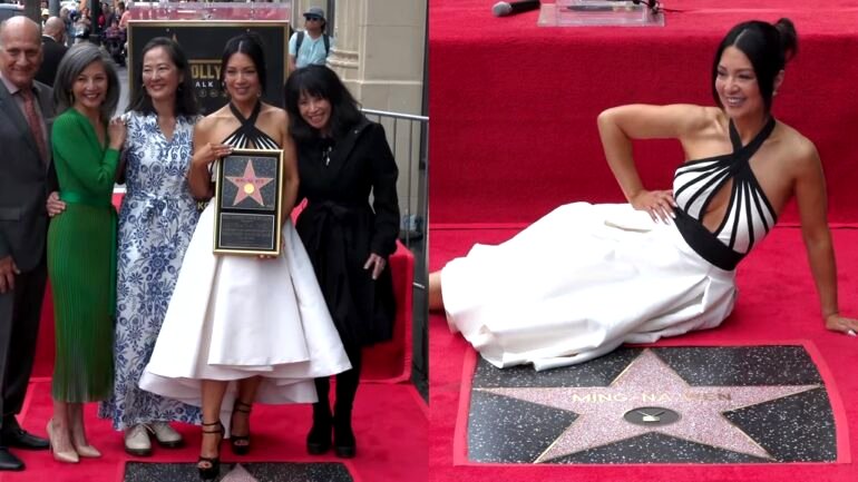 Ming-Na Wen receives star on Hollywood Walk of Fame