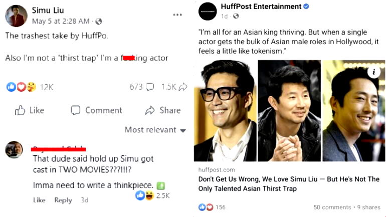 Simu Liu calls out HuffPost for suggesting ‘tokenism’ landed him ‘Ken’ role in ‘Barbie’