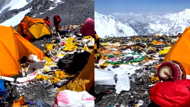 Alarming video shows how Mount Everest became 'world's highest garbage ...