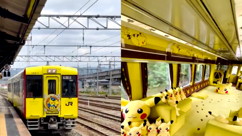 ‘Pikachu-chu’: Pikachu-themed train in Japan goes viral