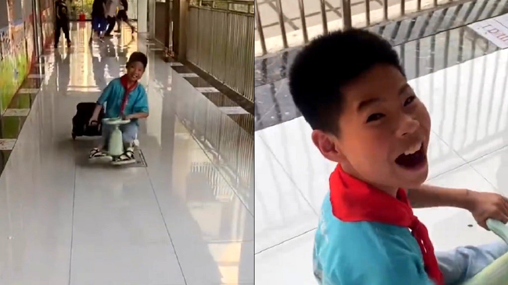 Paralyzed boy only wants one thing as reward for acing exam in heartwarming video