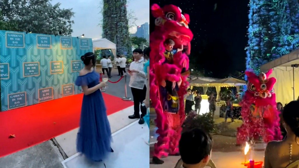 Filipino couple holds lavish ‘Crazy Rich Asians’-inspired wedding in Singapore