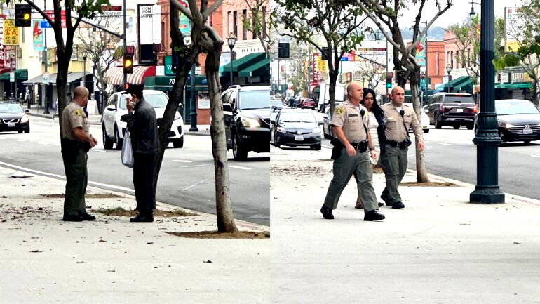 Asian elder punched in the face unprovoked in broad daylight in LA Chinatown