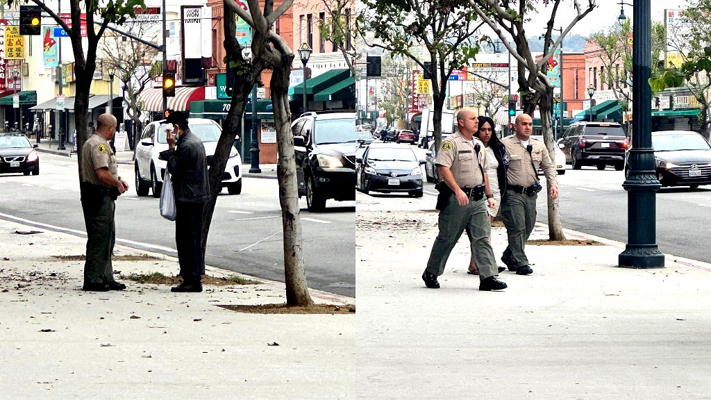 Asian elder punched in the face unprovoked in broad daylight in LA Chinatown