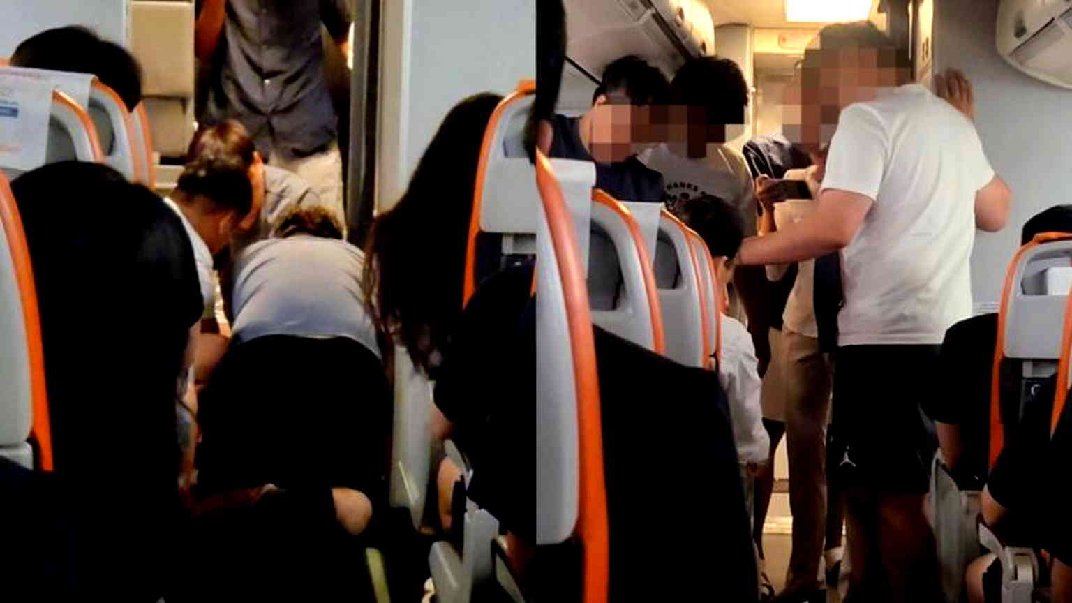 S. Korean teen lassoed while attempting to open plane door mid-flight